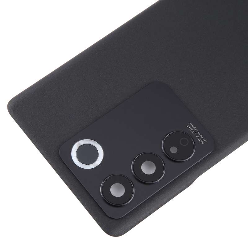 For vivo V27 Pro Original Battery Back Cover with Camera Lens Cover(Black)