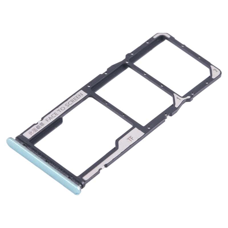 For Xiaomi Redmi Note 12 4G SIM Card Tray + SIM Card Tray + Micro SD Card Tray (Black)