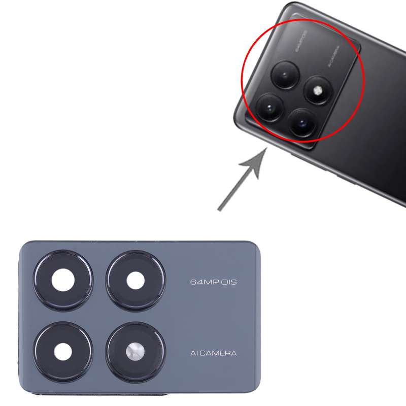 For Xiaomi Redmi K70E Camera Lens Cover (Black)
