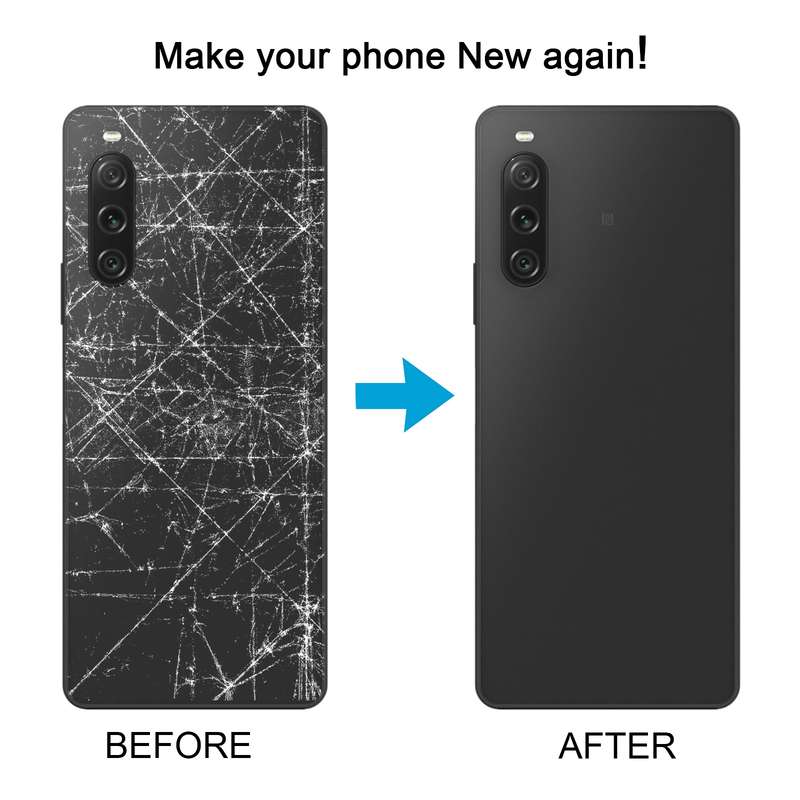 For Sony Xperia 10 V Original Battery Back Cover with Camera Lens Cover(Black)