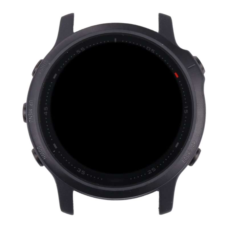 For Garmin Fenix 6S Pro LCD Screen Digitizer Full Assembly With Frame (Black)