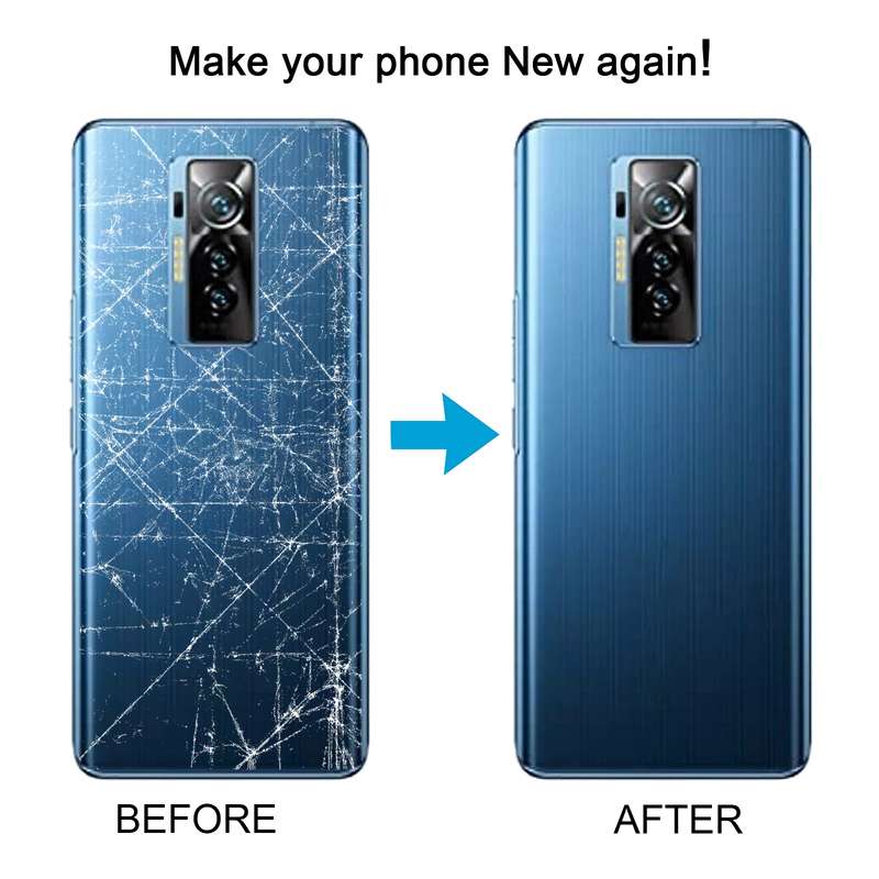 For Tecno Phantom X AC8 Original Battery Back Cover(Orange)