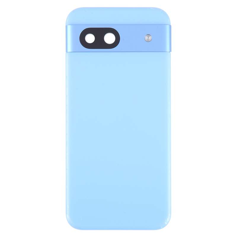 For Google Pixel 8A Battery Back Cover with Camera Lens Cover(Blue)