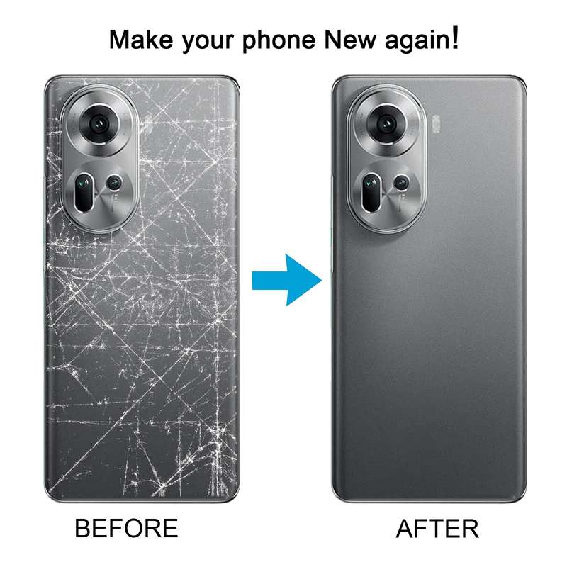 For OPPO Reno11 Global Original Battery Back Cover with Camera Lens Cover(Black)