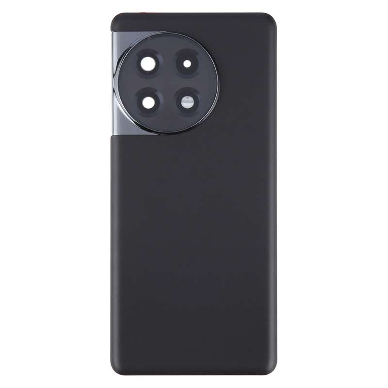 For OnePlus 11R Battery Back Cover with Camera Lens Cover(Black)