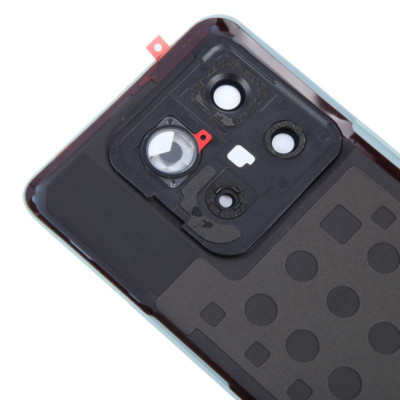 For OnePlus 10T Battery Back Cover with Camera Lens Cover(Black)