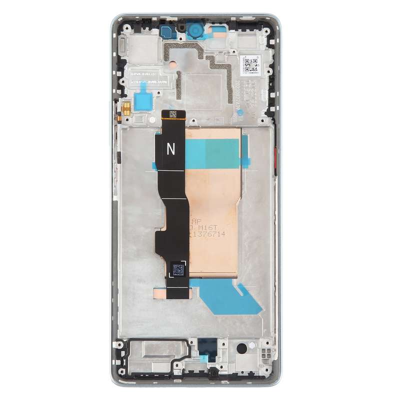 For Xiaomi Poco F5 Original AMOLED Material LCD Screen Digitizer Full Assembly with Frame (Blue)