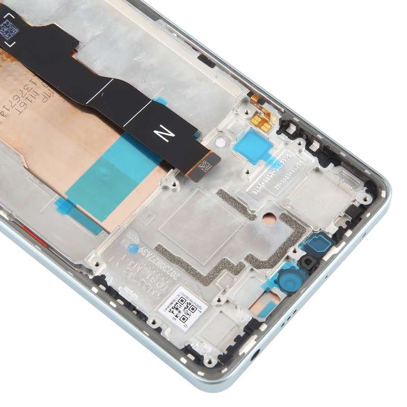 For Xiaomi Poco F5 Original AMOLED Material LCD Screen Digitizer Full Assembly with Frame (Blue)