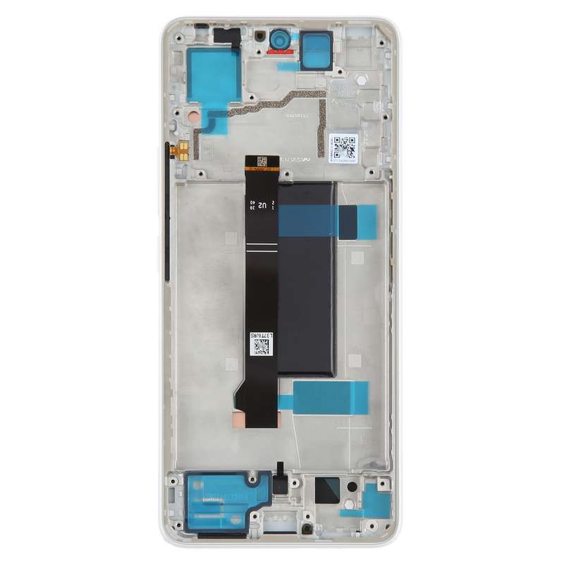 For Xiaomi Poco X6 Original AMOLED Material LCD Screen Digitizer Full Assembly with Frame (Black)