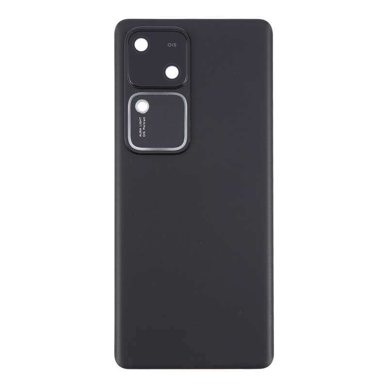 For vivo V30 Battery Back Cover with Camera Lens Cover(Black)