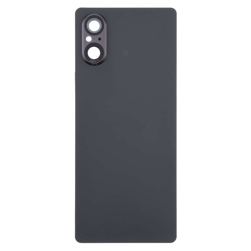 For Sony Xperia 5 V Battery Back Cover with Camera Lens Cover(Black)