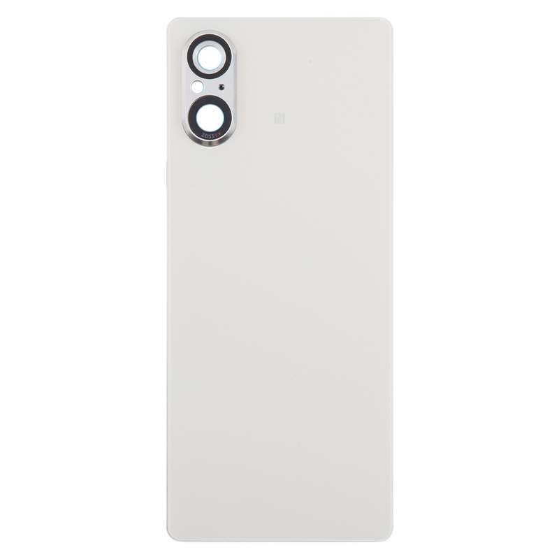 For Sony Xperia 5 V Battery Back Cover with Camera Lens Cover(Black)