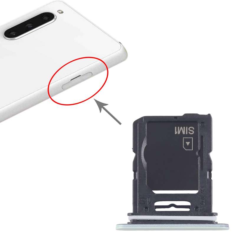 For Sony Xperia 10 V Original SIM Card Tray + Micro SD Card Tray (Purple)