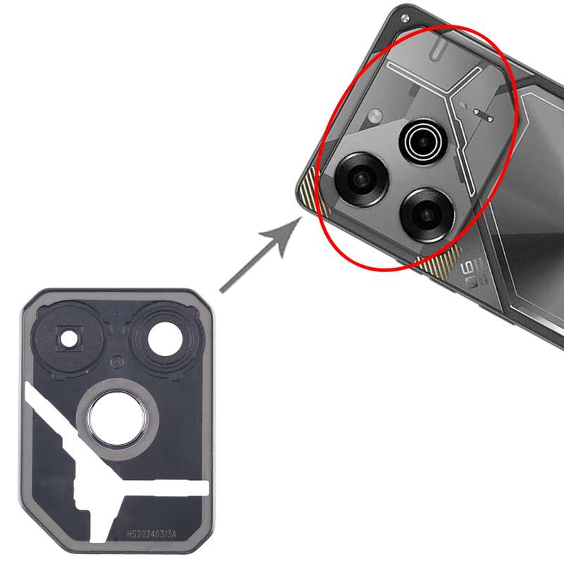 For Tecno Pova 6 Pro Original Rear Camera Frame (Blue)