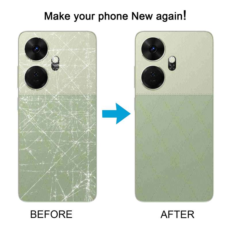 For itel P55+ Original Battery Back Cover(Black)
