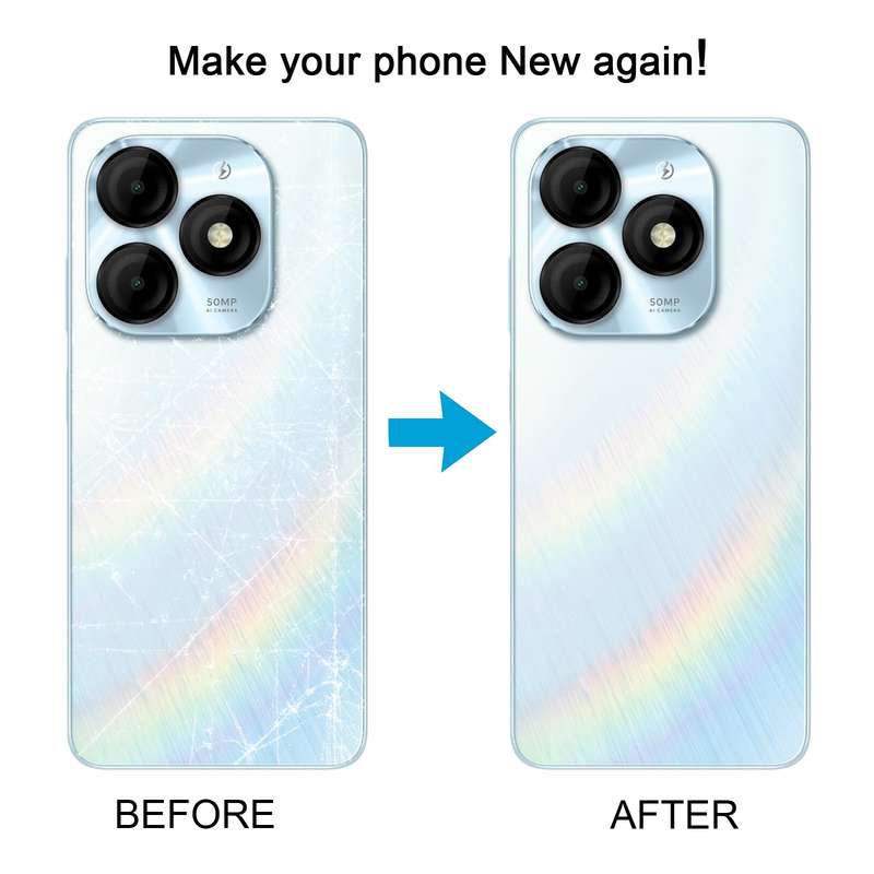 For itel P55 Original Battery Back Cover(Purple)