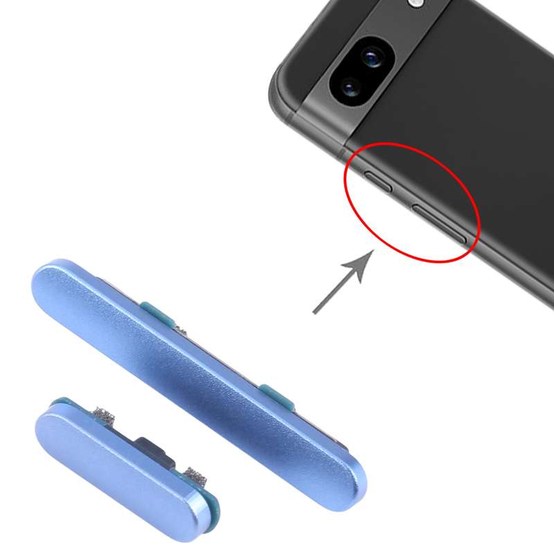 For Google Pixel 8A Original Power Button and Volume Control Button (Black)
