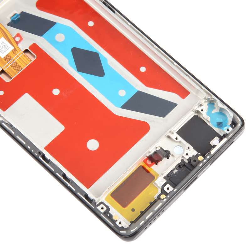 For Honor Magic5 Lite Original LCD Screen Digitizer Full Assembly with Frame (Black)
