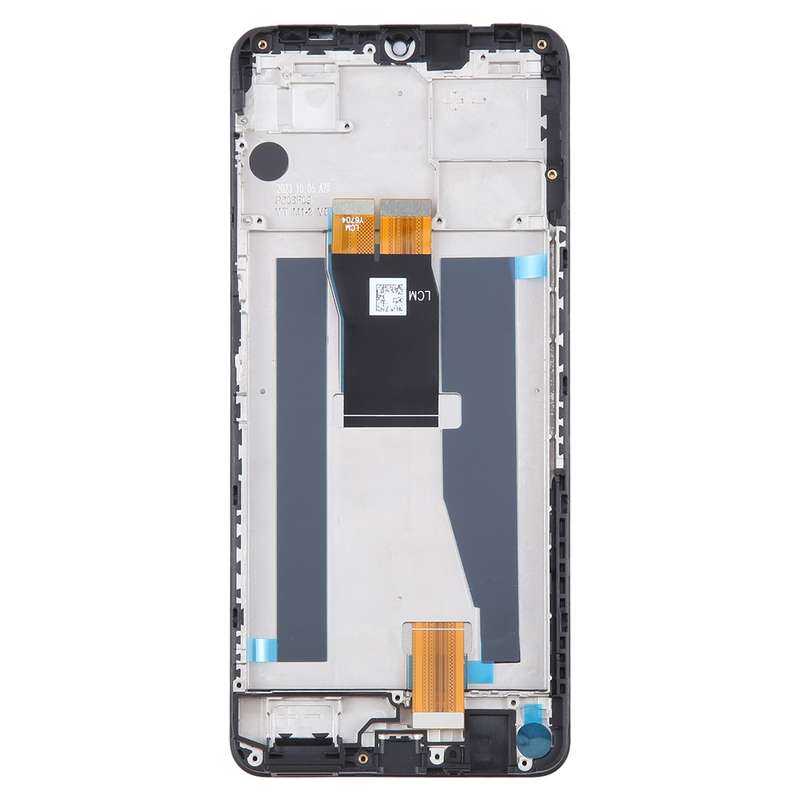For ZTE Blade V50 Vita 8550 LCD Screen Digitizer Full Assembly with Frame (Black)