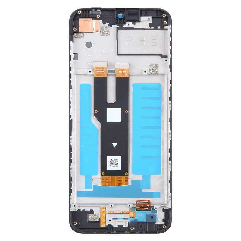 For ZTE Axon 50 Lite 8050 LCD Screen Digitizer Full Assembly with Frame (Black)