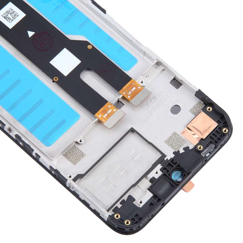For ZTE Blade V50 Smart 7060 LCD Screen Digitizer Full Assembly with Frame (Black)