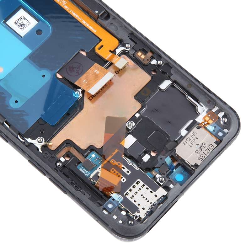 For LG V60 ThinQ KR Version Original LCD Screen Digitizer Full Assembly with Frame (Gold)