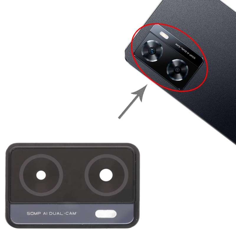 For OnePlus Nord N20 SE Camera Lens Cover (Black)