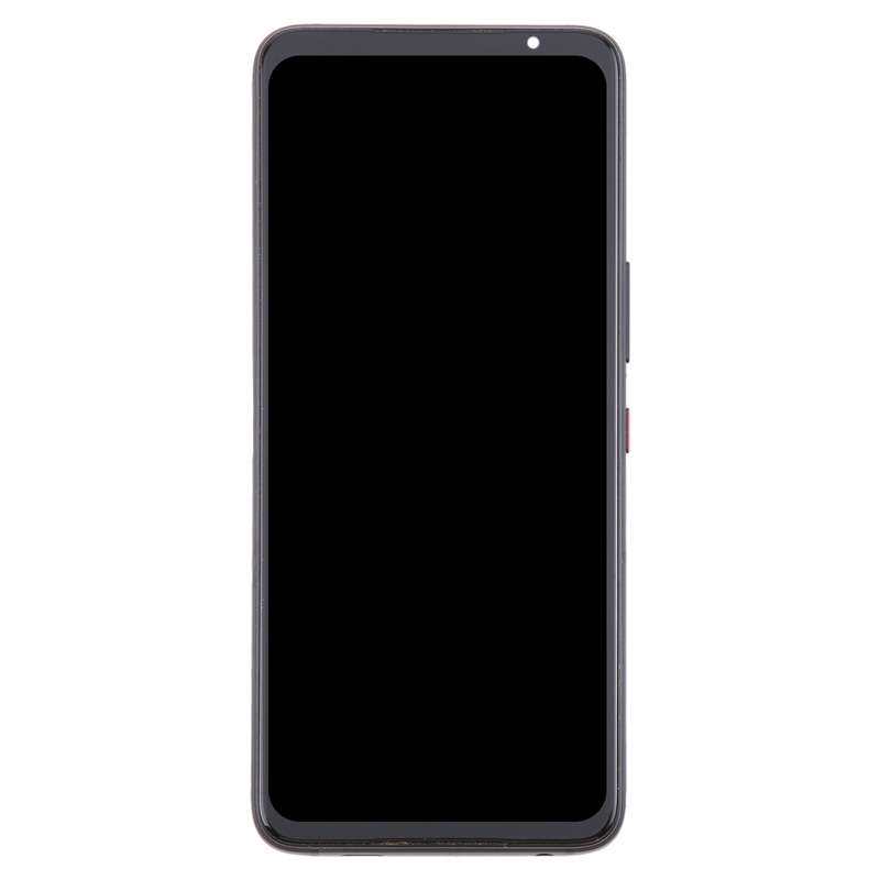 For Asus ROG Phone 7 / 7 Ultimate AMOLED Original LCD Screen Digitizer Full Assembly with Frame(Blac