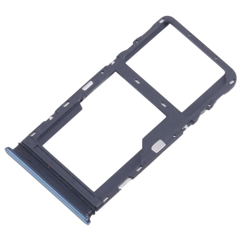 For TCL 20s Original SIM Card Tray + Micro SD Card Tray (Black)