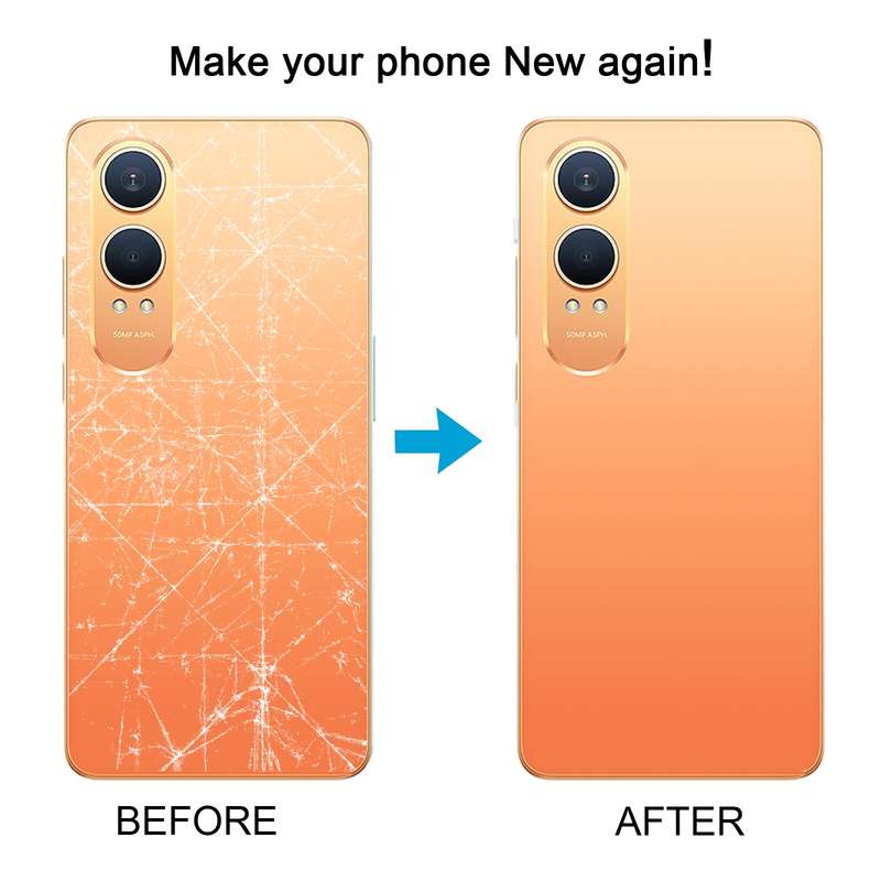 For OnePlus Nord CE4 Lite Original Battery Back Cover with Camera Lens Cover(Grey)