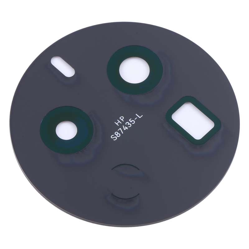 For Realme 12 Pro+ 10pcs Original Back Camera Lens (Black)