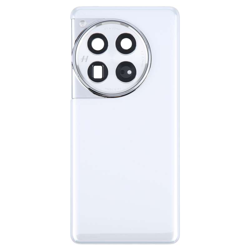 For OnePlus 12 PJD110 CPH2573 CPH2581 Original Glass Battery Back Cover with Camera Lens(White)