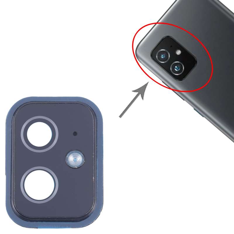 For Asus Zenfone 8 ZS590KS Camera Lens Cover (Black)
