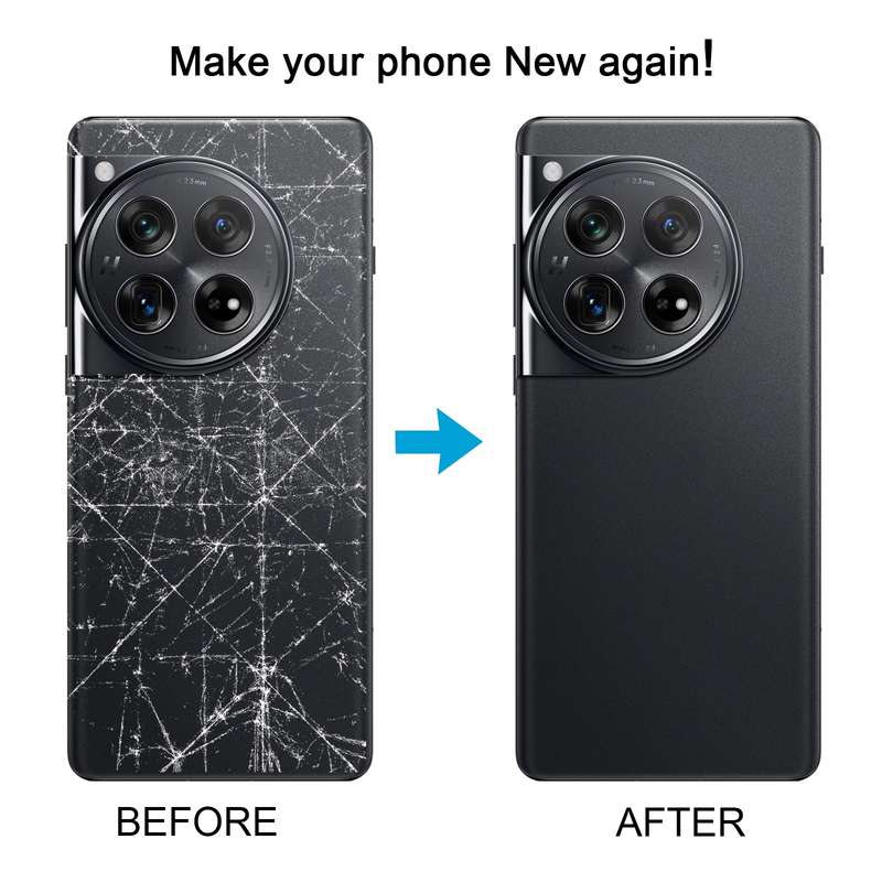 For OnePlus 12 Original Battery Back Cover(Black)