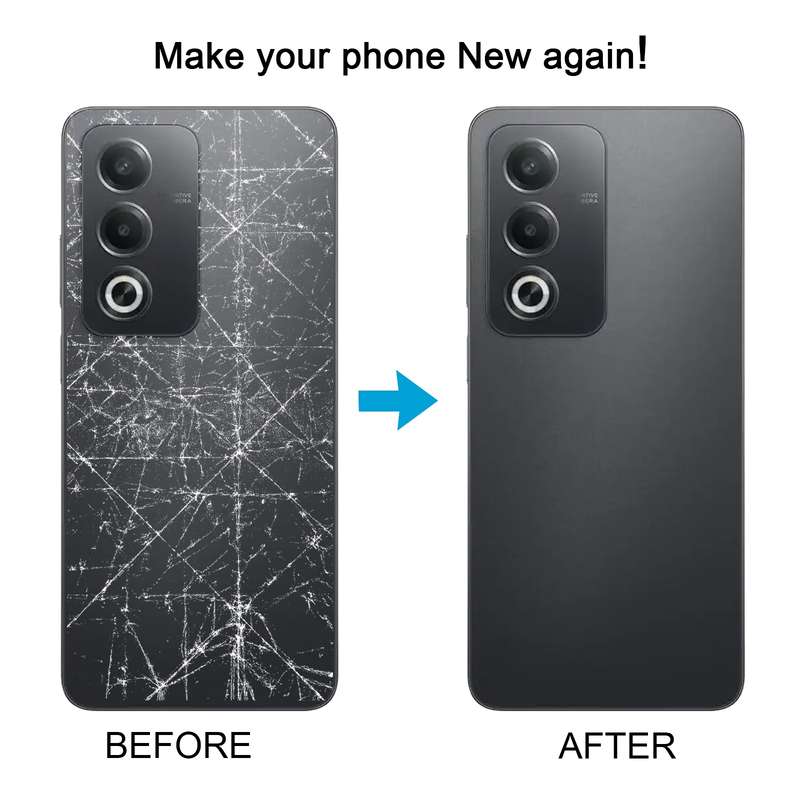 For OPPO A3 Pro 5G Original Battery Back Cover with Camera Lens(Black)