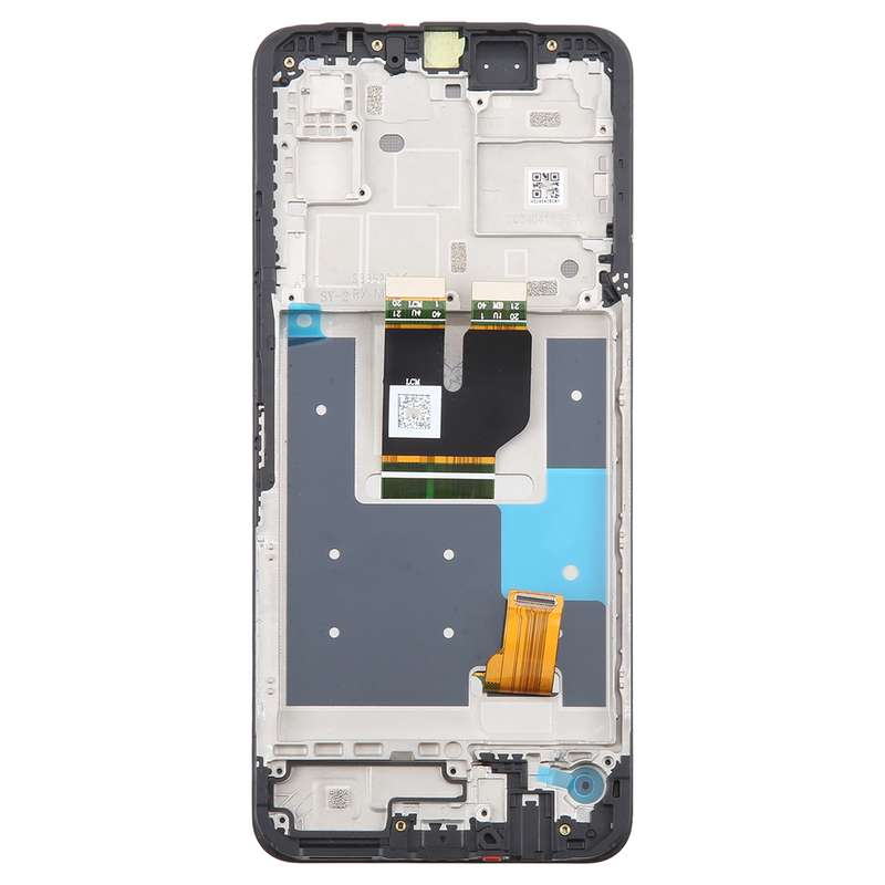 For T-Mobile Revvl 7 5G TMRV075G LCD Screen Digitizer Full Assembly with Frame(Black)