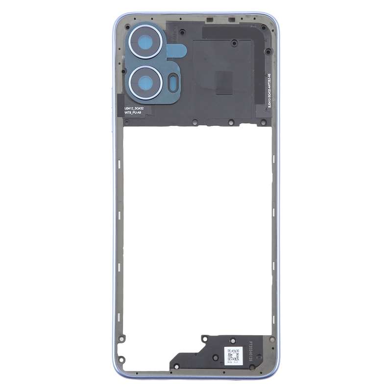 For Motorola Moto G34 Original Middle Frame Bezel Plate (Black)