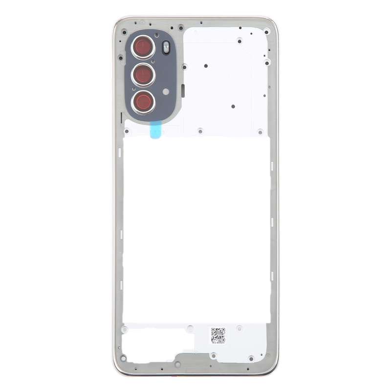 For Motorola Moto G52 Original Middle Frame Bezel Plate (Black)