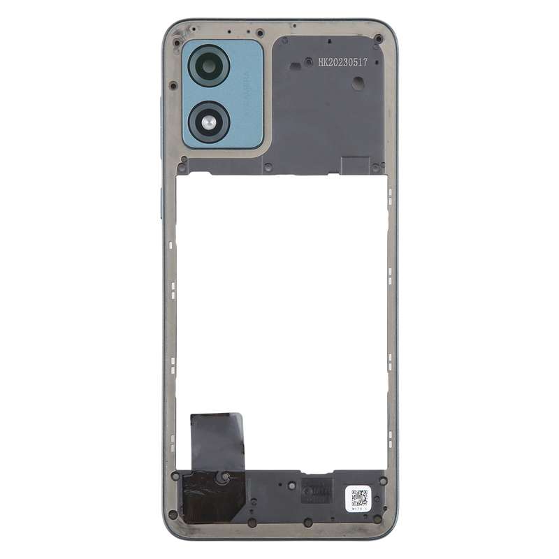 For Motorola Moto E13 Original Middle Frame Bezel Plate (Black)