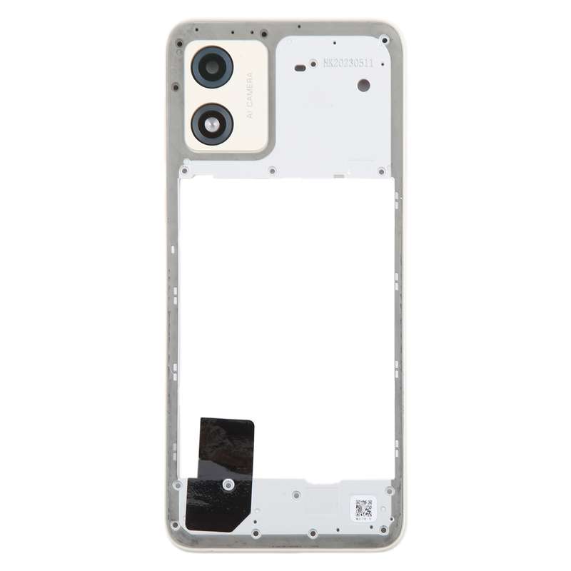 For Motorola Moto E13 Original Middle Frame Bezel Plate (Black)