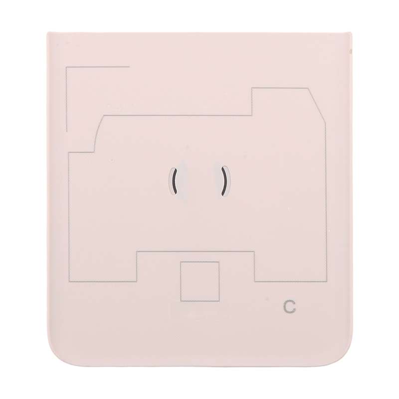 For Motorola Razr 40 Original Lower Part Battery Back Cover(Pink)