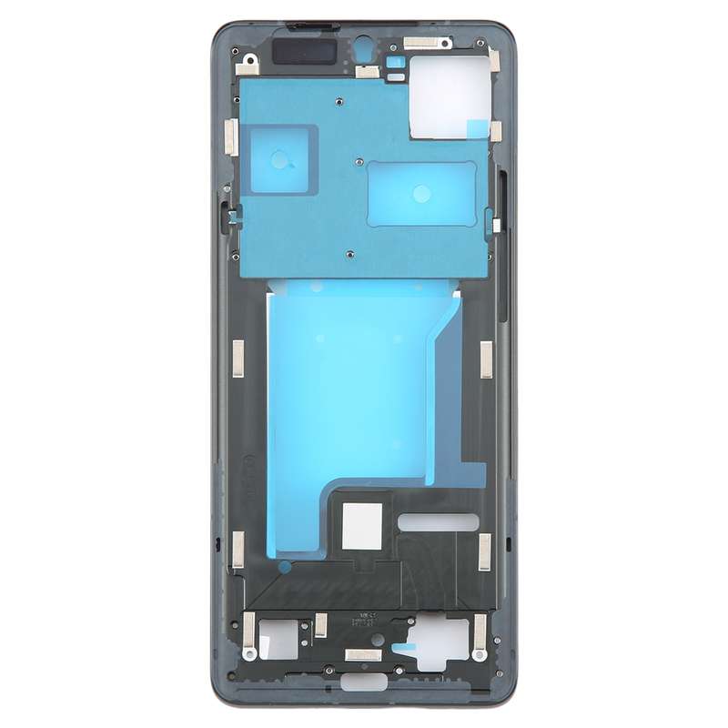 For Motorola Moto X50 Ultra Original Front Housing LCD Frame Bezel Plate (Black)