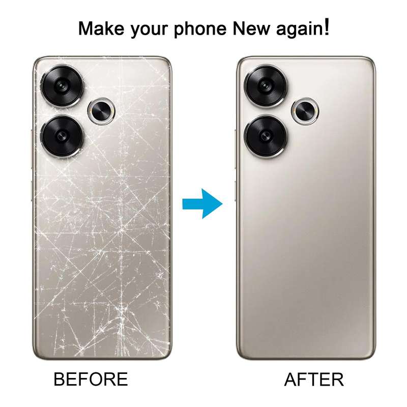 For Xiaomi Redmi Turbo 3 Original Battery Back Cover(Black)