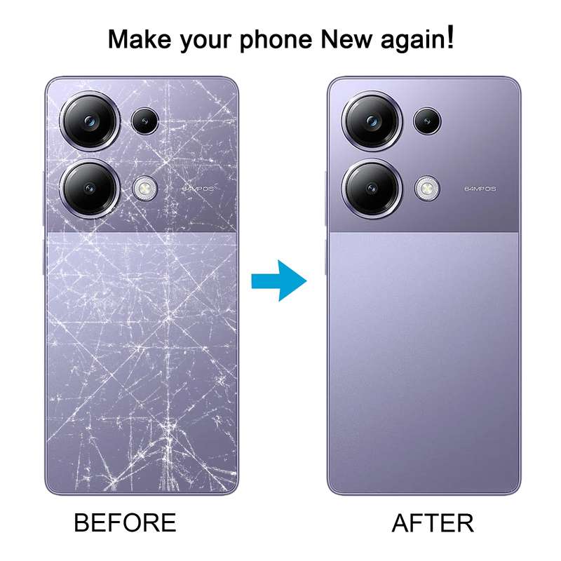 For Xiaomi Poco M6 Pro 4G Original Battery Back Cover(Blue)
