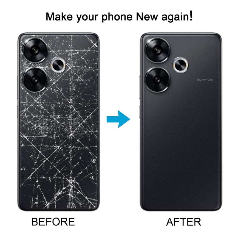 For Xiaomi Poco F6 Original Battery Back Cover(Black)