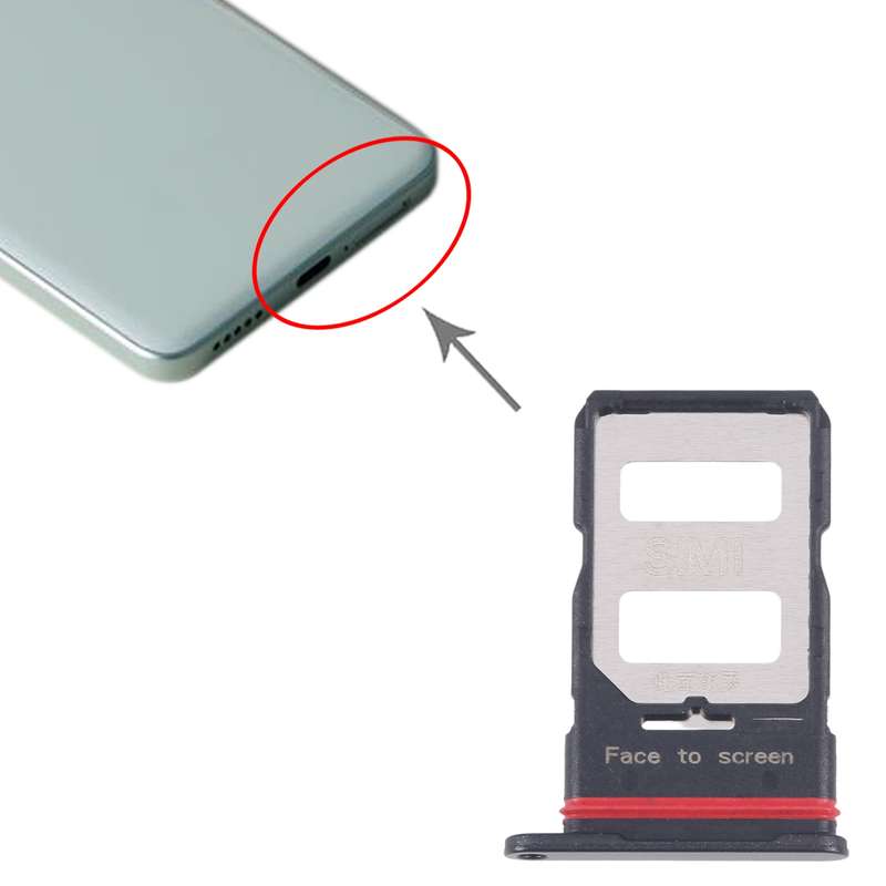 For Xiaomi Redmi K70E Original SIM Card Tray + SIM Card Tray (Black)