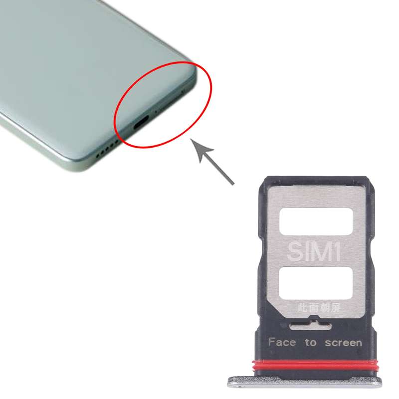 For Xiaomi Redmi K70E Original SIM Card Tray + SIM Card Tray (Black)