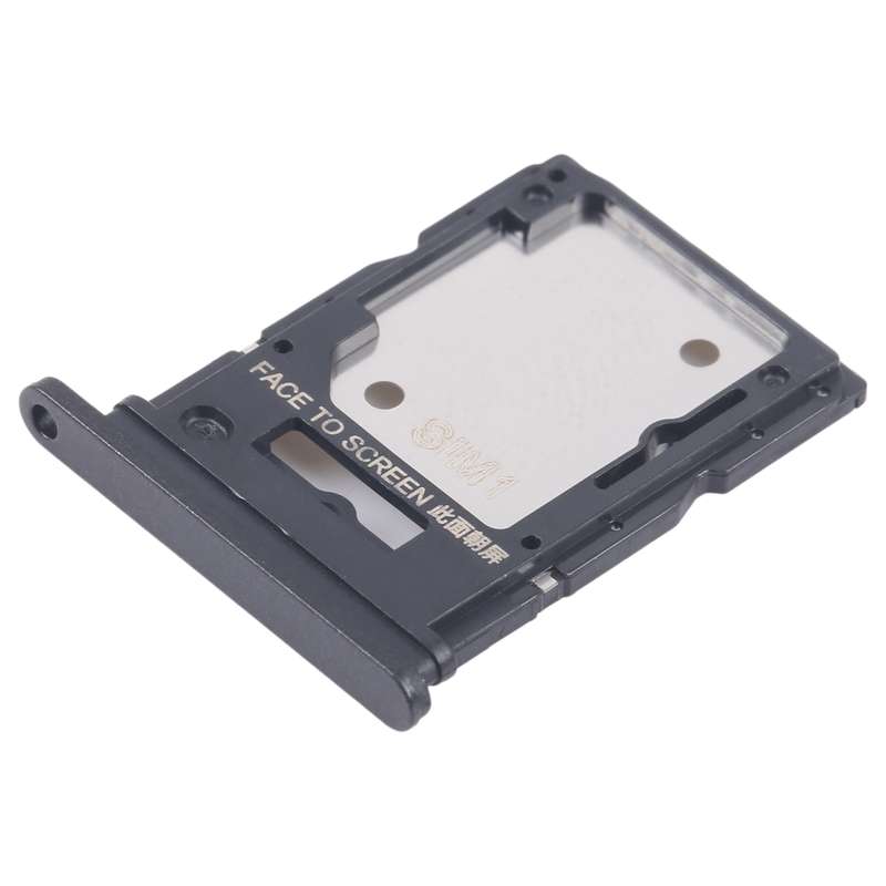 For Xiaomi Redmi 13 4G Original SIM Card Tray + SIM / Micro SD Card Tray (Black)