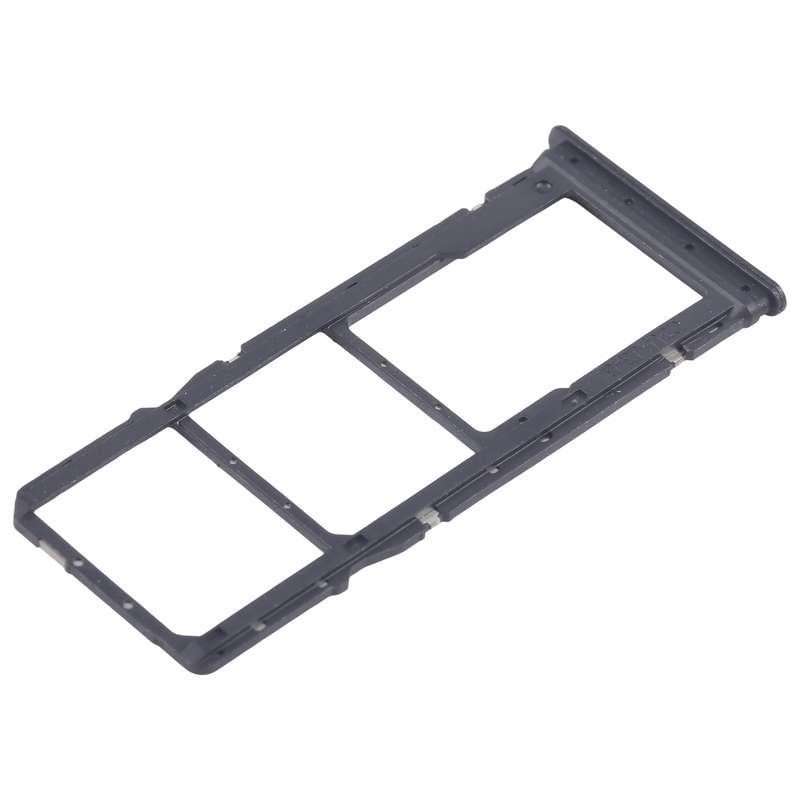 For Xiaomi Redmi 13R Original SIM Card Tray + SIM Card Tray + Micro SD Card Tray (Black)