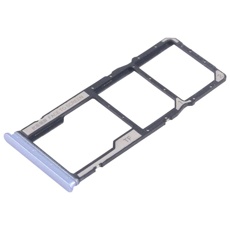 For Xiaomi Redmi 13R Original SIM Card Tray + SIM Card Tray + Micro SD Card Tray (Black)